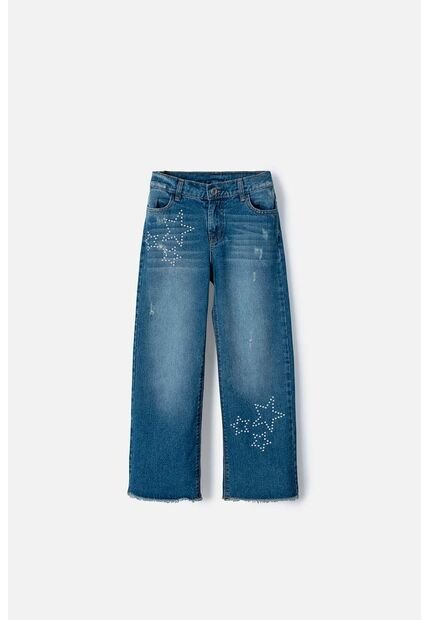 Jean De  Mic Indigo Medio Para Niña 8