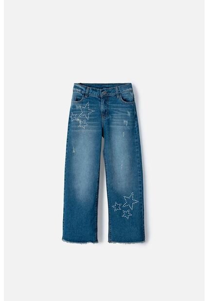 Jean De  Mic Indigo Medio Para Niña 6