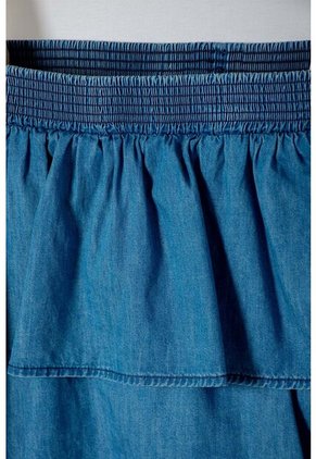 Falda De Mic Con Bolero Azul Para Niña 12