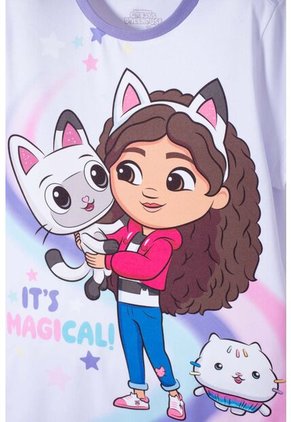 Pijama De Gabby’s Dollhouse Multicolor Para Niña