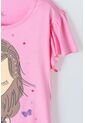 Camiseta De Mic Manga Corta Rosada Para Niña 8 de MARCA MIC
