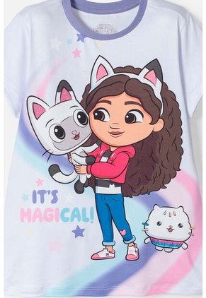 Pijama De Gabby’s Dollhouse Multicolor Para Niña