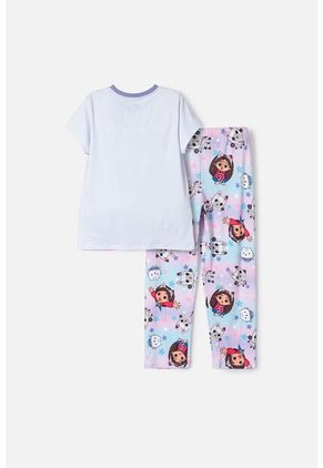 Pijama De Gabby’s Dollhouse Multicolor Para Niña