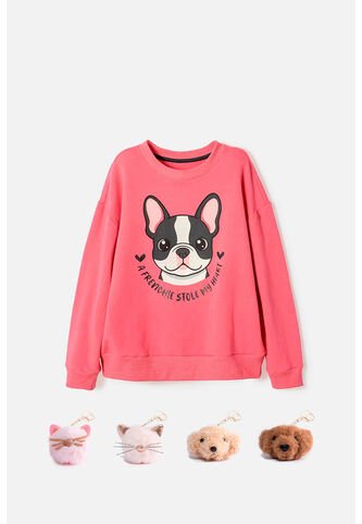 Buzo De Mic Cerrado Rosado Para Niña 14 MARCA MIC