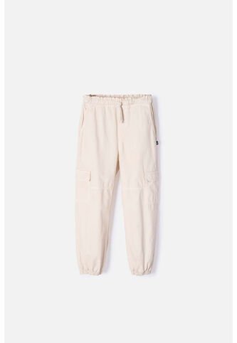 Jogger De Mic Con Cordón Marfil Para Niña 8 MARCA MIC