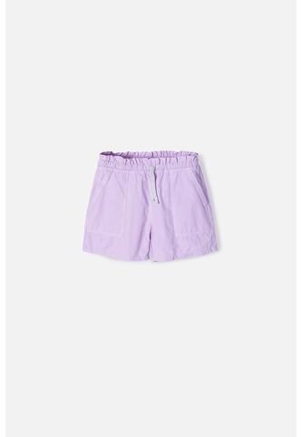 Short De Mic Con Cordón Morado Para Niña 12 MARCA MIC