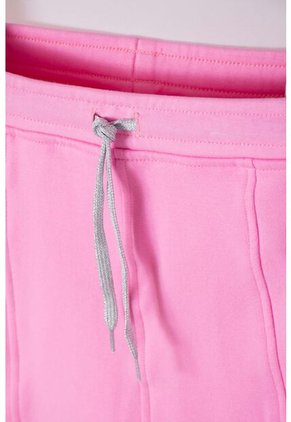 Falda De Mic Con Bolsillos Rosada Para Niña 4