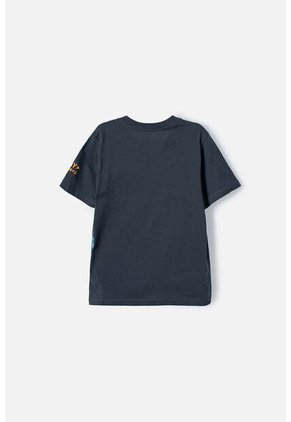Camiseta Mic Gris Básica Para Niño 6