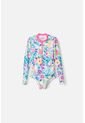 Vestido De Baño Mic Manga Larga Multicolor Para Niña 10 de MARCA MIC