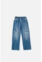 Jean De Mic Con Cordón Azul Para Niña 10 de MARCA MIC