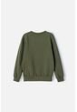 Buzo De Mic Cuello Redondo Cerrado Verde Militar Para Niño 12 de MARCA MIC
