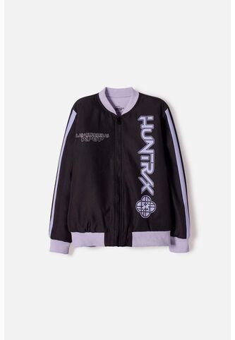 Chaqueta De K- Pop Demon Hunters Con Cierre Negro Para Niña MARCA MIC