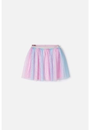 Falda De Mic En Tull Multicolor Para Niña 10