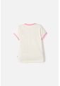 Camiseta De Mic Manga Corta Marfil Para Niña 8 de MARCA MIC