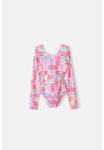 Vestido De Baño Mic Manga Larga Multicolor Para Niña 8 MARCA MIC