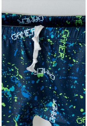 Conjunto De Baño Mic Manga Larga Azul Para Niño 8