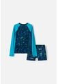 Conjunto De Baño Mic Manga Larga Azul Para Niño 8 de MARCA MIC