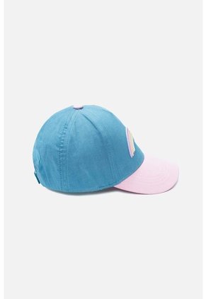 Gorra De Mic Azul Y Rosada Para Niña U