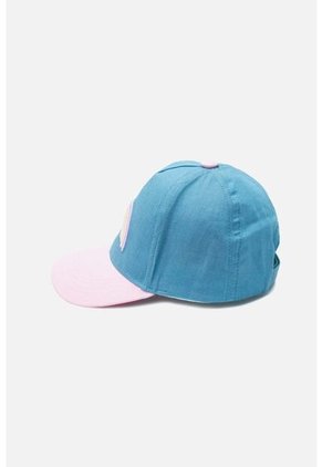 Gorra De Mic Azul Y Rosada Para Niña U