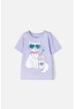 Camiseta De Mic Manga Corta Lila Para Niña 12 de MARCA MIC
