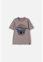 Camiseta  De Mic Manga Corta Taupe Para Niño 10 de MARCA MIC
