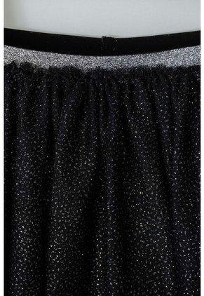 Falda De Mic Tipo Tutú Negra Para Niña 10