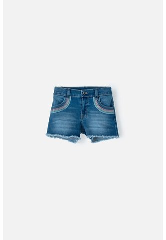 Short De Mic Indigo Medio Para Niña 8 MARCA MIC