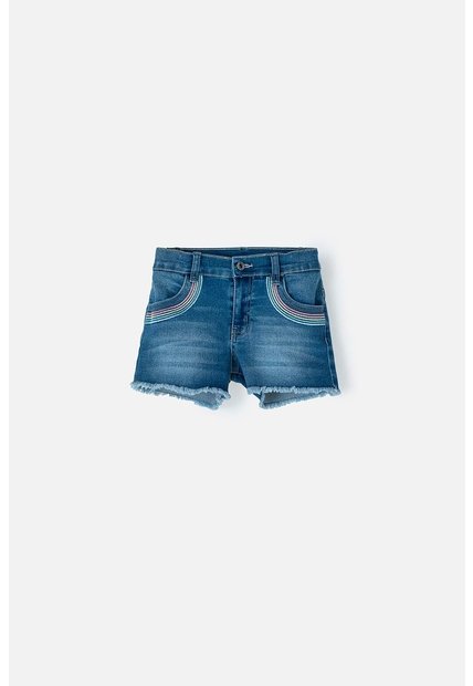 Short De Mic Indigo Medio Para Niña 8