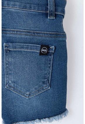 Short De Mic Indigo Medio Para Niña 8