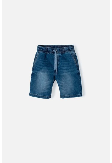 Bermuda De Mic Indigo Medio Para Niño 4