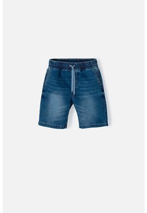 Bermuda De Mic Indigo Medio Para Niño 4