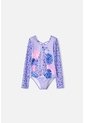 Vestido De Baño Mic Morado Con Estampado Animal Print Para Niña 8 de MARCA MIC