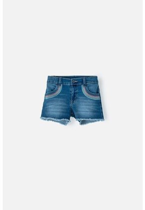 Short De Mic Indigo Medio Para Niña 10