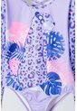 Vestido De Baño Mic Morado Con Estampado Animal Print Para Niña 8 de MARCA MIC