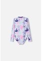 Vestido De Baño Mic Manga Larga Morado Para Niña 8 de MARCA MIC