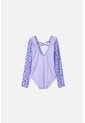 Vestido De Baño Mic Morado Con Estampado Animal Print Para Niña 8 de MARCA MIC