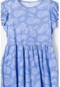 Vestido De Mic Manga Corta Azul Para Niña 10 de MARCA MIC