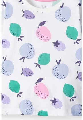 Camiseta De Mic Manga Corta Marfil Para Niña 6