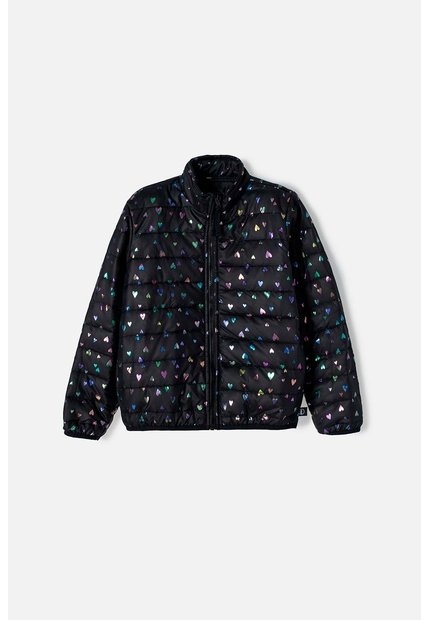 Chaqueta De Mic Con Cierre Negro Para Niña 8