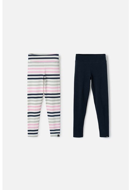 Pack X2 Leggins De Mic Multicolor Para Niña 8