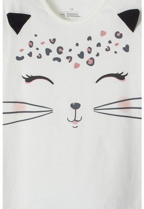 Conjunto Mic Marfil Y Negro De Pantalón Largo Para Niña 6