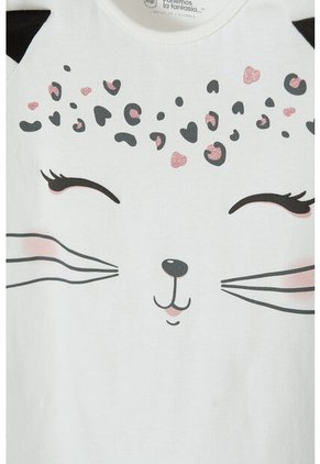 Conjunto Mic Marfil Y Negro De Pantalón Largo Para Niña 6