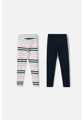 Pack X2 Leggins De Mic Multicolor Para Niña 8