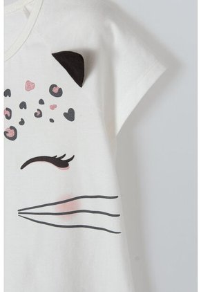 Conjunto Mic Marfil Y Negro De Pantalón Largo Para Niña 6