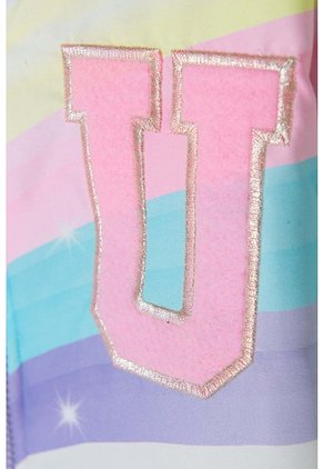 Chaqueta De Mic Con Cierre Multicolor Para Niña 4