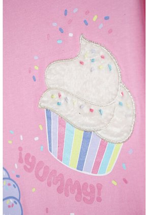 Camiseta Mic Rosada De Diseño Clásico Para Niña 10