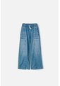 Jean De Mic Amplio Azul Indigo Para Niña 6 de MARCA MIC
