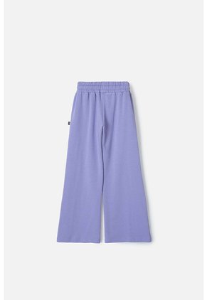 Jogger De Mic Bota Ancha Morado Para Niña 4