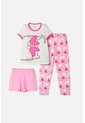 Pijama De Mic 3 Piezas Marfil Y Rosado Para Niña 6 de MARCA MIC