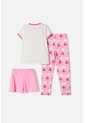 Pijama De Mic 3 Piezas Marfil Y Rosado Para Niña 6 de MARCA MIC